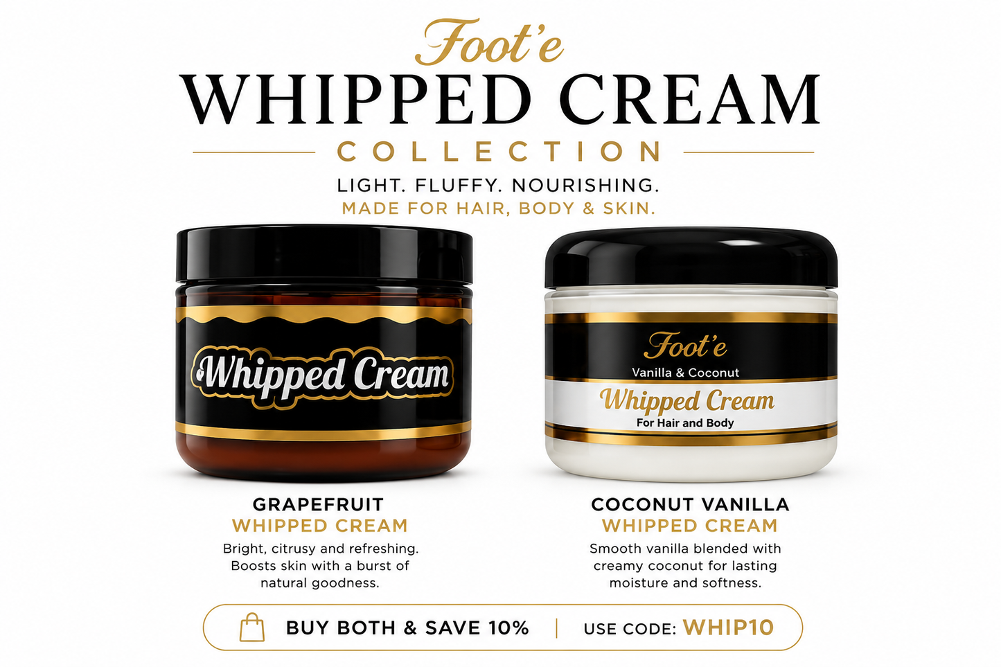 Foot'e Whipped Cream Collection