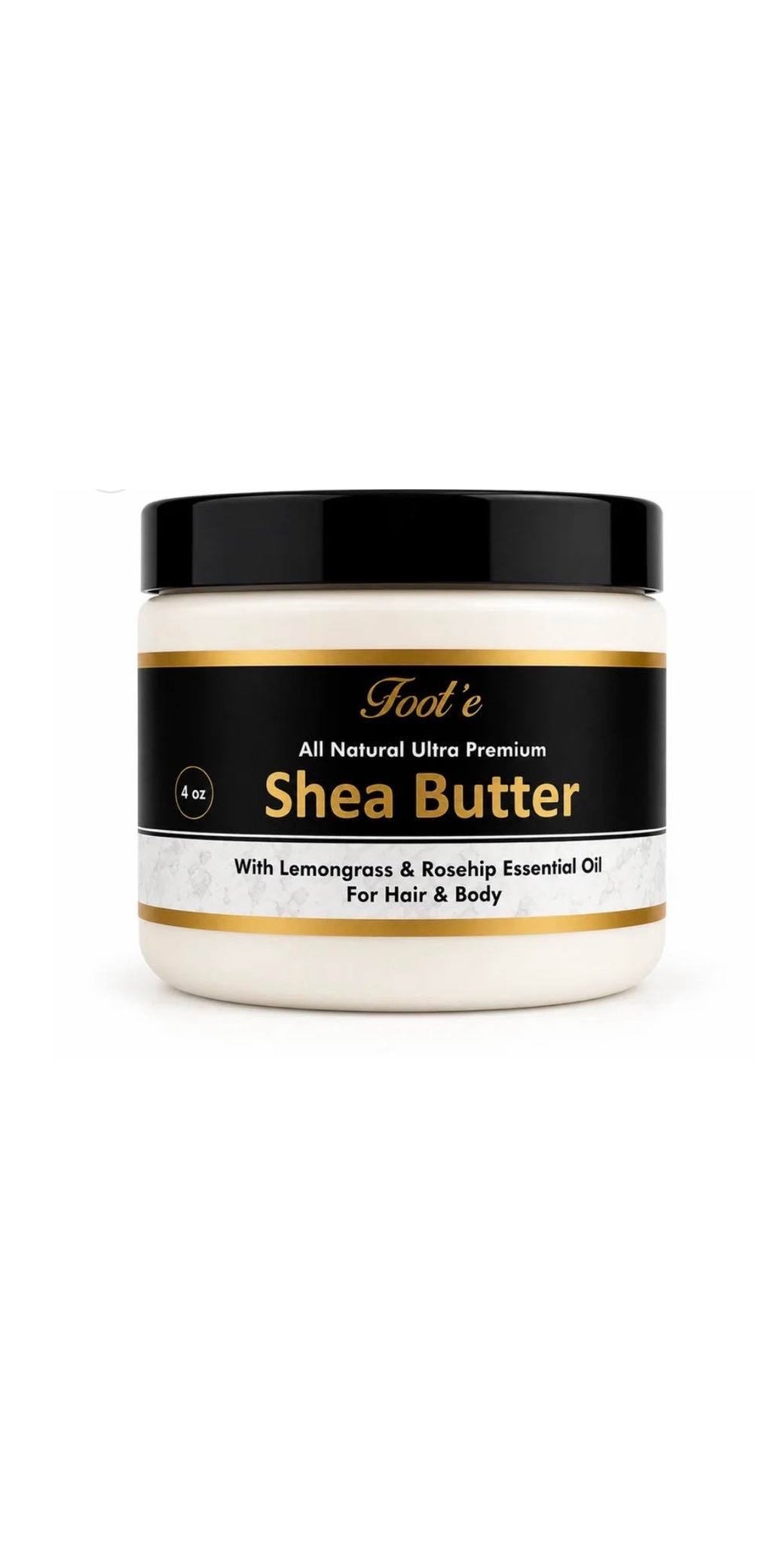 Foot’e All Natural Ultra Premium Shea Butter 4 oz