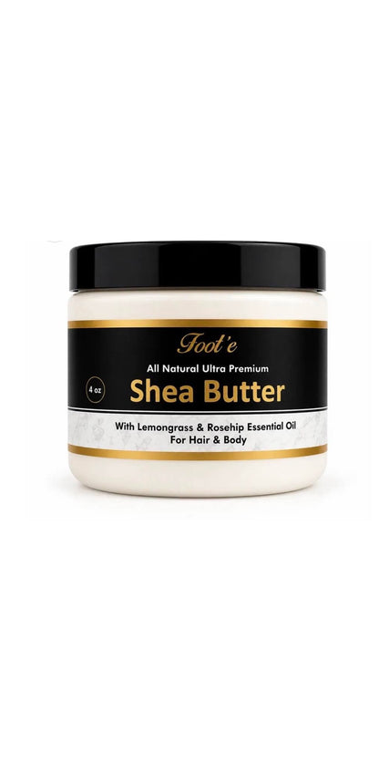 Foot’e All Natural Ultra Premium Shea Butter 4 oz
