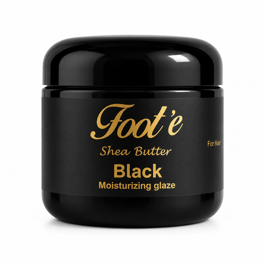 Foot’e Black Shea Butter Moisturizing Glaze 4 oz
