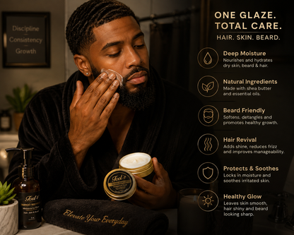 Foot'e Mango Madness Moisturizing Glaze | Hair, Skin & Beard 2 oz - Foote Hair Care