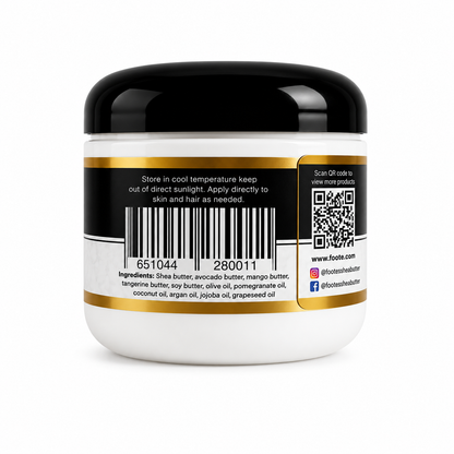 Foot'e Vanilla & Coconut Whipped Cream 4 oz - Foote Hair Care