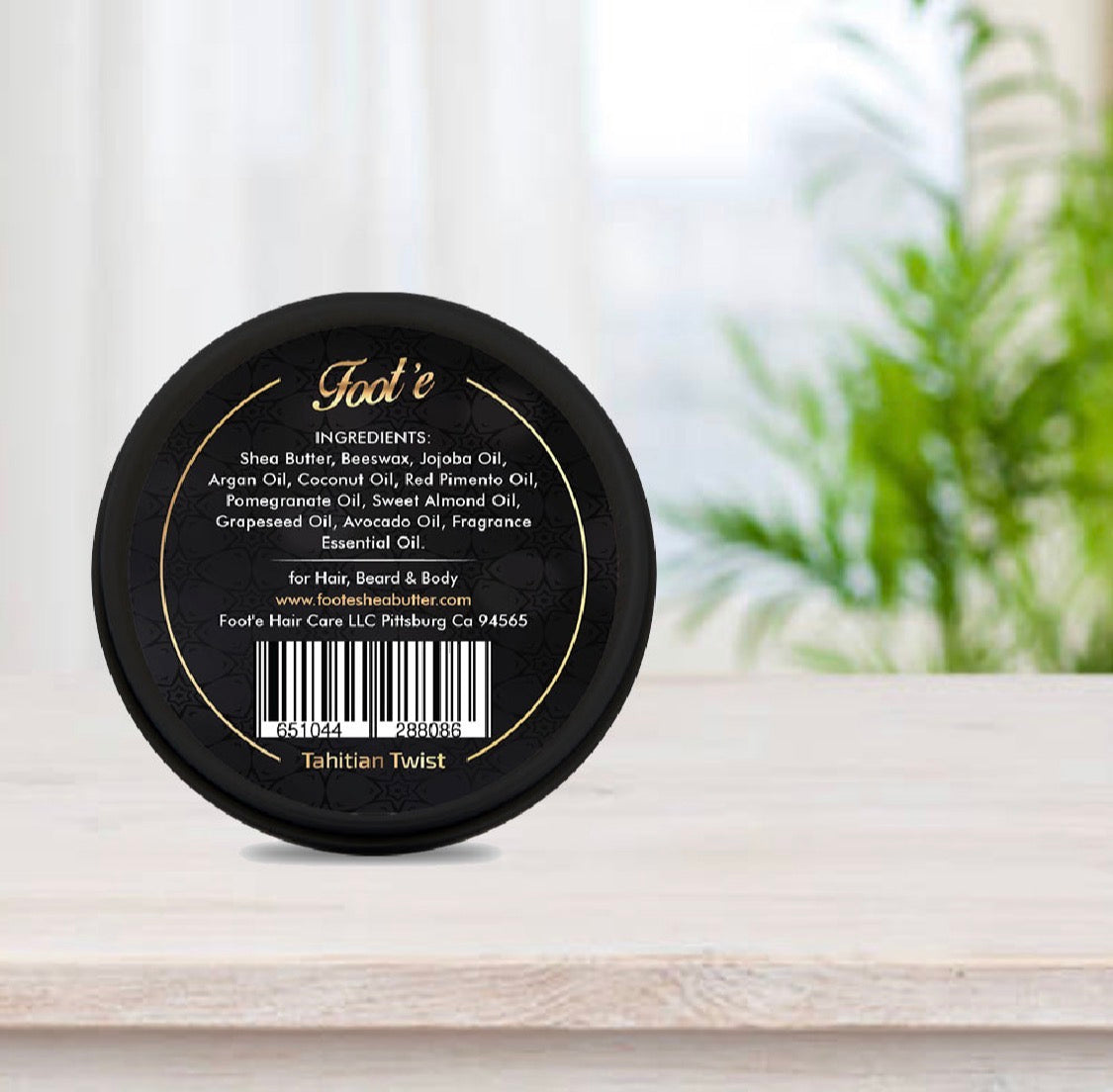 Foot’e Pomegranate Moisturizing Glaze | Hair, Skin & Beard 2 oz