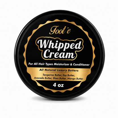 Foot'e All Natural Shea Butter Whipped Cream 4 oz - Foote Hair Care