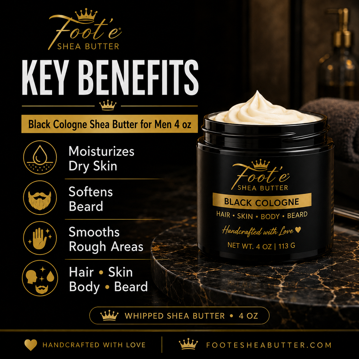 15% off Foot'e Cologne Butter Collection 4pk FOOTE15 - Foote Hair Care