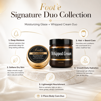 15% off Foot’e Signature Duo Collection | Moisturizing Glaze & Whipped Cream 2pk DUO15 - Foote Hair Care