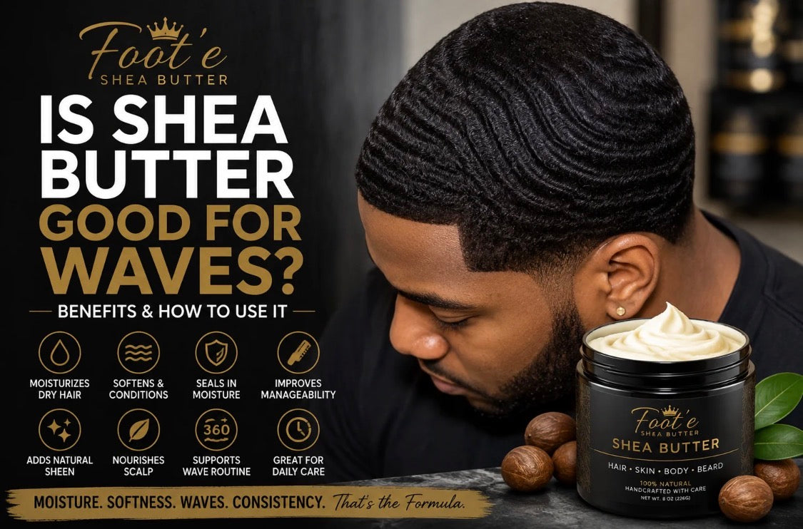 Black Cologne Shea Butter for Men 4 oz - Foote Hair Care