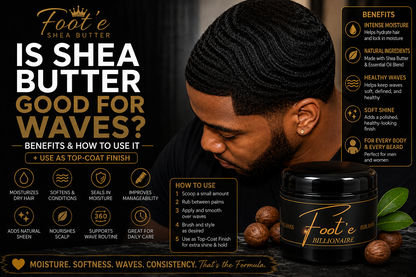 Billionaire Cologne Shea Butter for Men 4 oz - Foote Hair Care